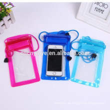 2015 caliente venta por mayor del OEM bolso del pvc impermeable para iphone